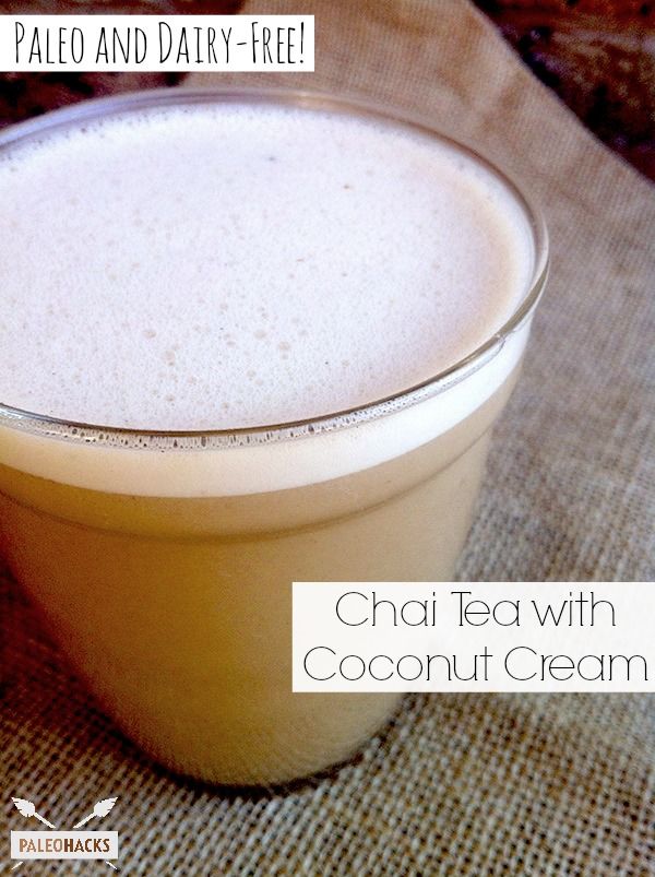 Chai Tea with Coconut Cream