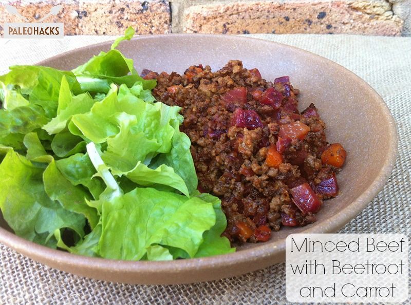 Minced Beef with Beetroot and Carrot Paleohacks