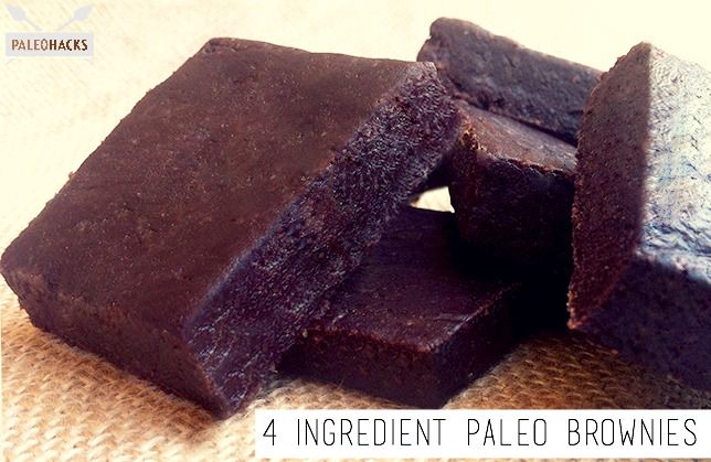 4 Ingredient Paleo Brownies