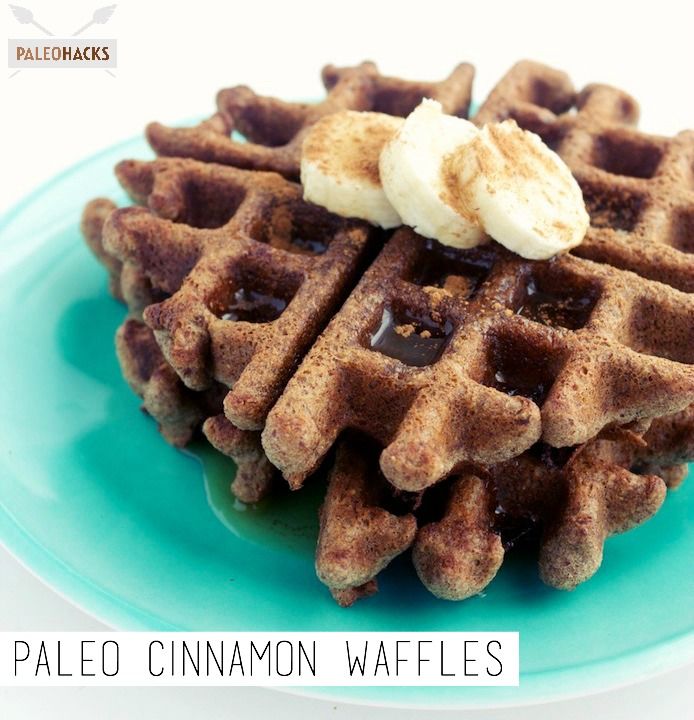 Paleo Cinnamon Waffles