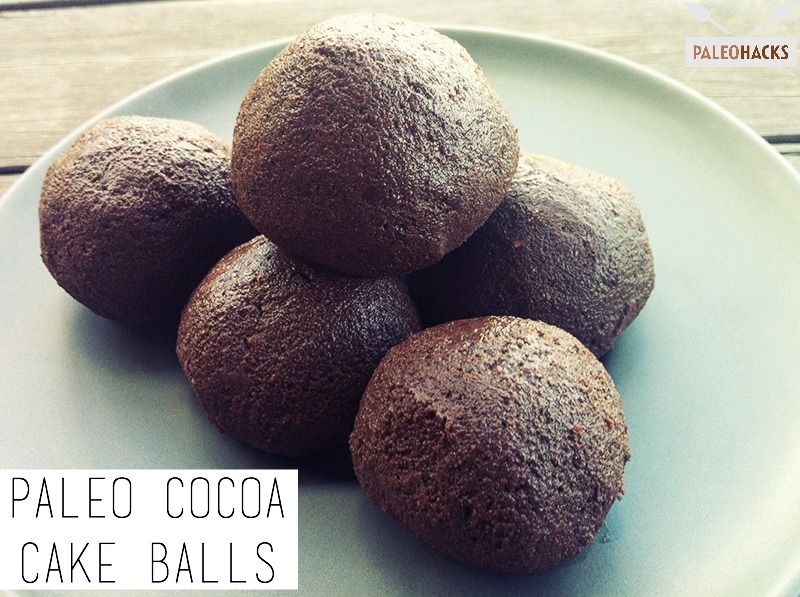 Paleo Cocoa Cake Balls