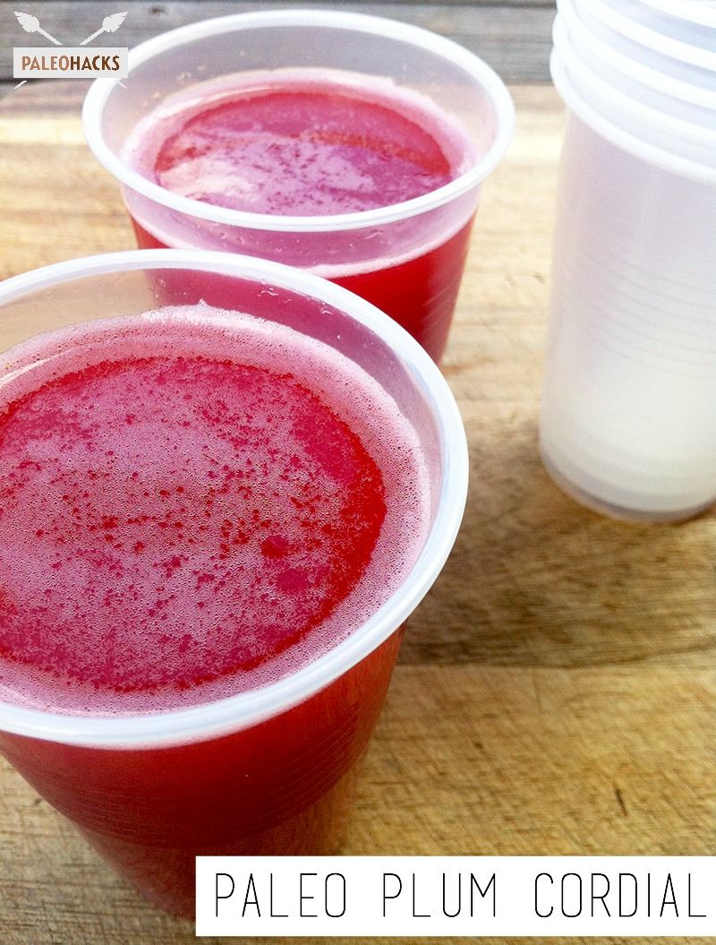 Paleo Plum Cordial