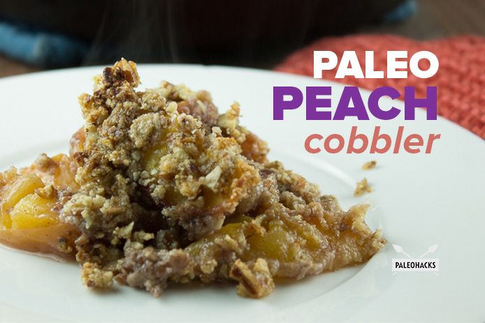 Paleo Peach Cobbler