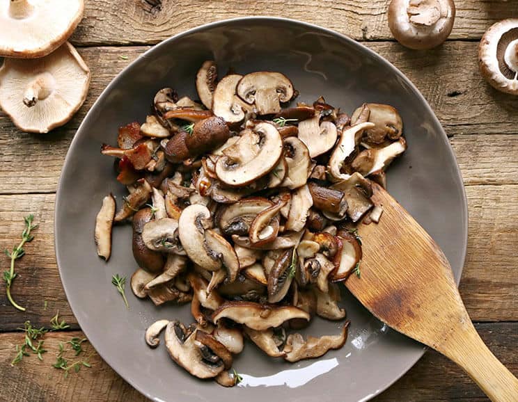 Sautéed Bacon, Mushrooms, and Herbs Feature Image