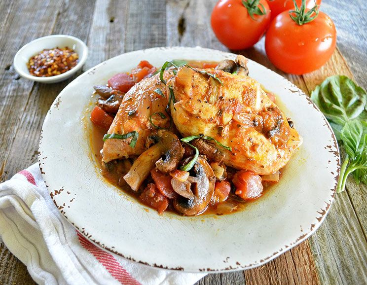 chicken cacciatore featured image