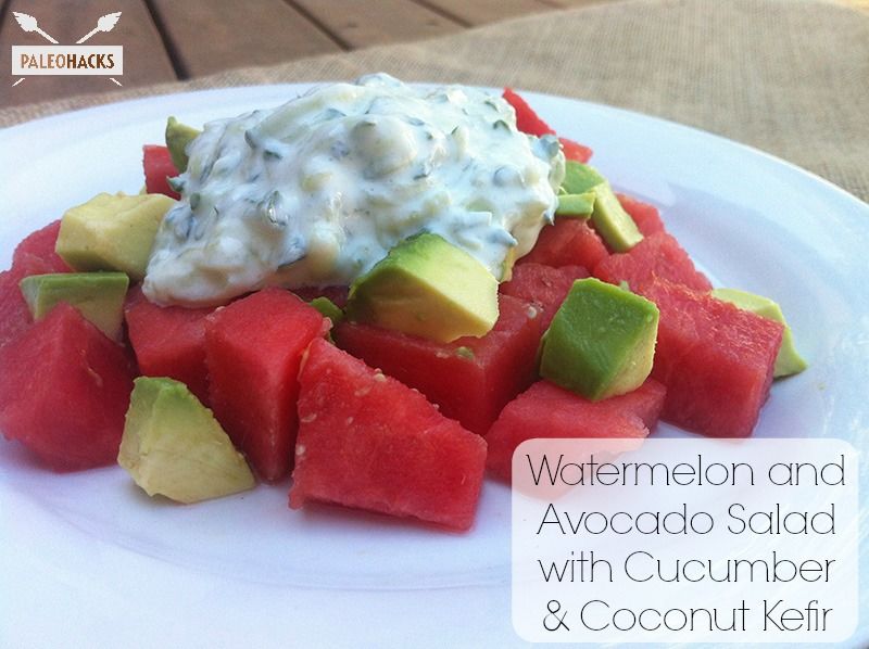 Watermelon And Avocado Salad