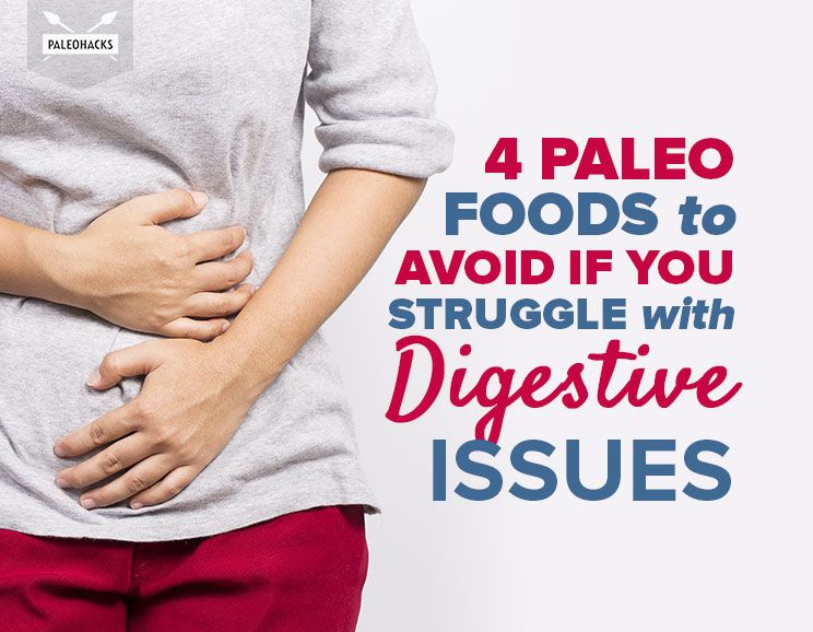 paleo foods to avoid if you struggle with digestive issues title card