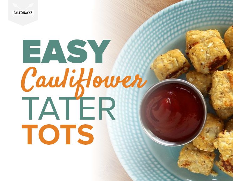 easy cauliflower tater tots title card