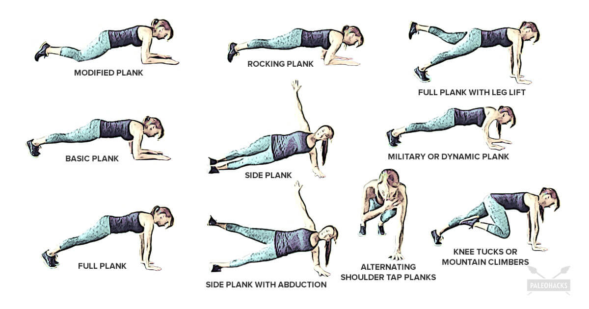 10 Different Plank Exercises For A Stronger Core PaleoHacks