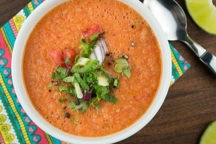 Spicy Watermelon Gazpacho Recipe | PaleoHacks