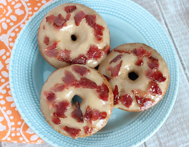 Paleo Maple Bacon Donuts