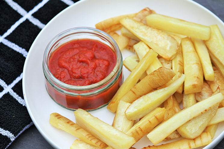 baked parsnip fries