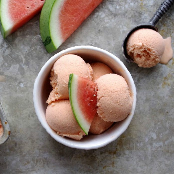 Watermelon Coconut Ice Cream