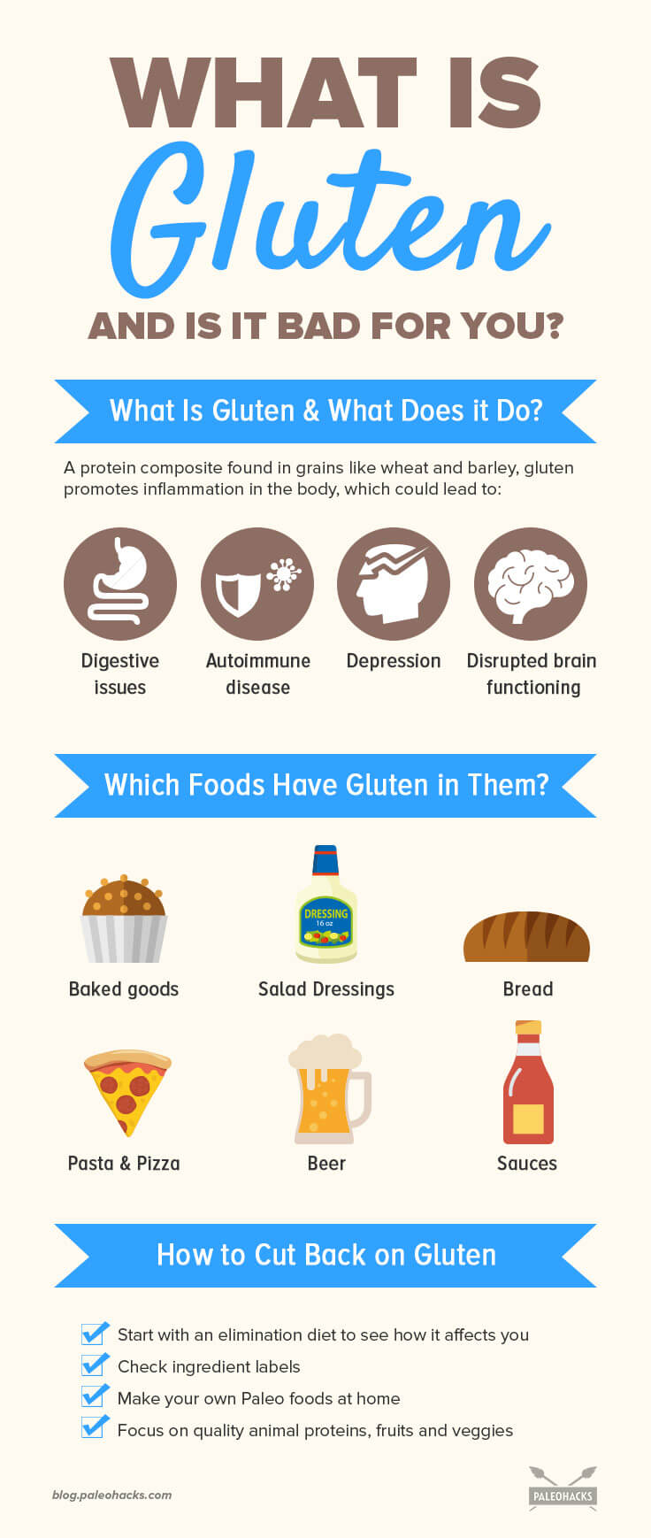 What Is Gluten And Is It Bad For You PaleoHacks Blog   What Is Gluten Infog 