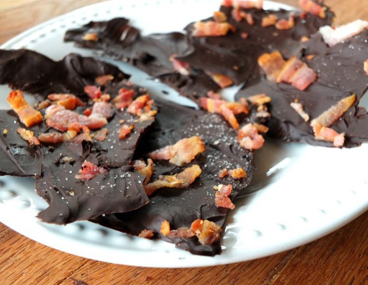 Easy Dark Chocolate Bacon Bark Recipe | Paleo, Dairy Free, Grain Free