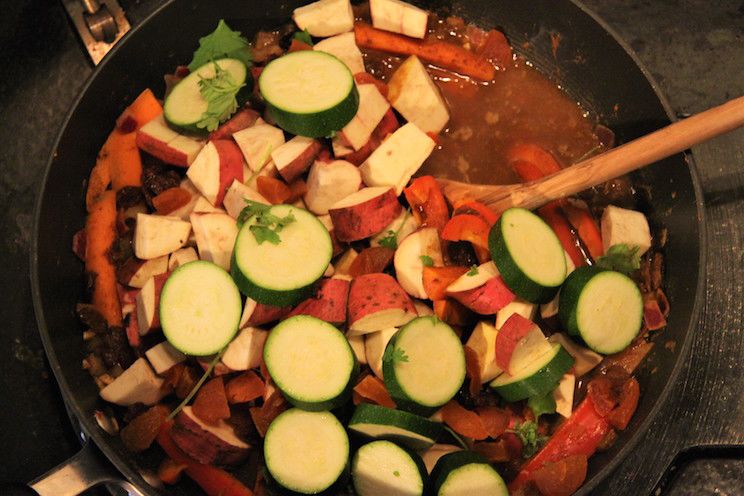 Simple Moroccan Vegetable Tagine