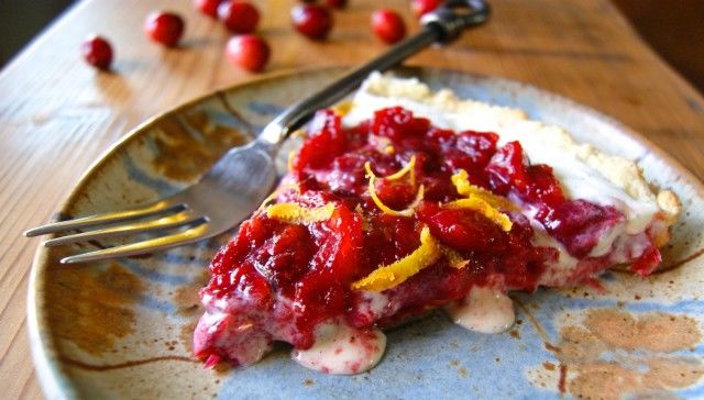 cranberry tart