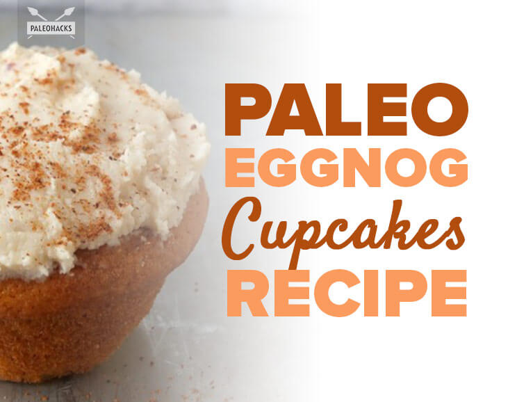 paleo eggnog cupcakes