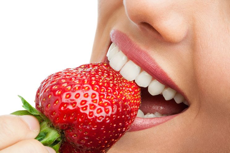 Strawberry Salt for teeth whitening