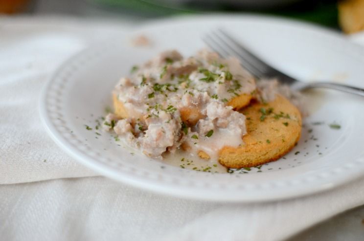 Paleo Biscuits and Gravy