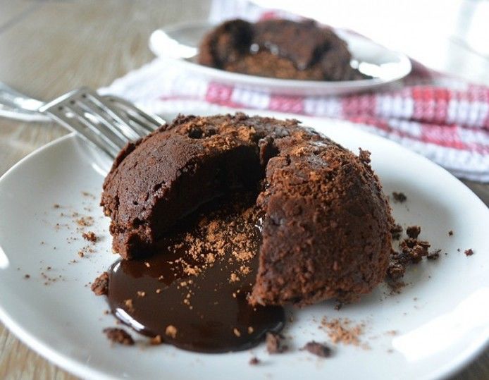 Dark Chocolate Lava Cake | Paleo, Grain Free, Dairy Free