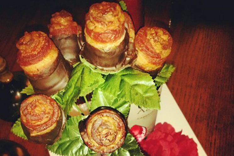 bacon roses