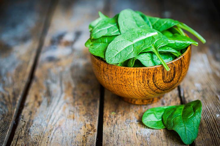 Iron-rich foods spinach