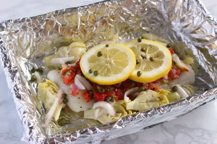 Mediterranean Baked Halibut 3