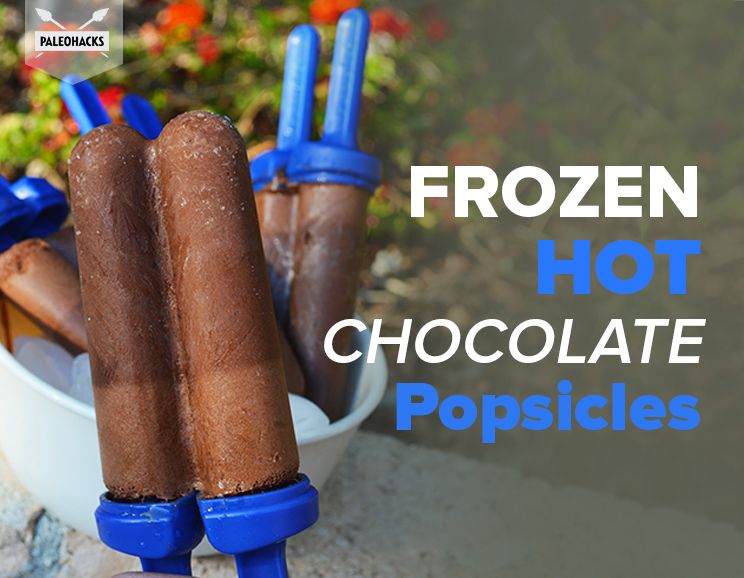 Frozen Hot Chocolate Popsicles