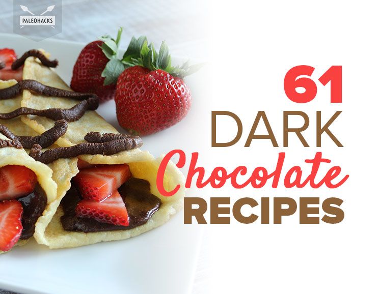 dark chocolate recipes title card