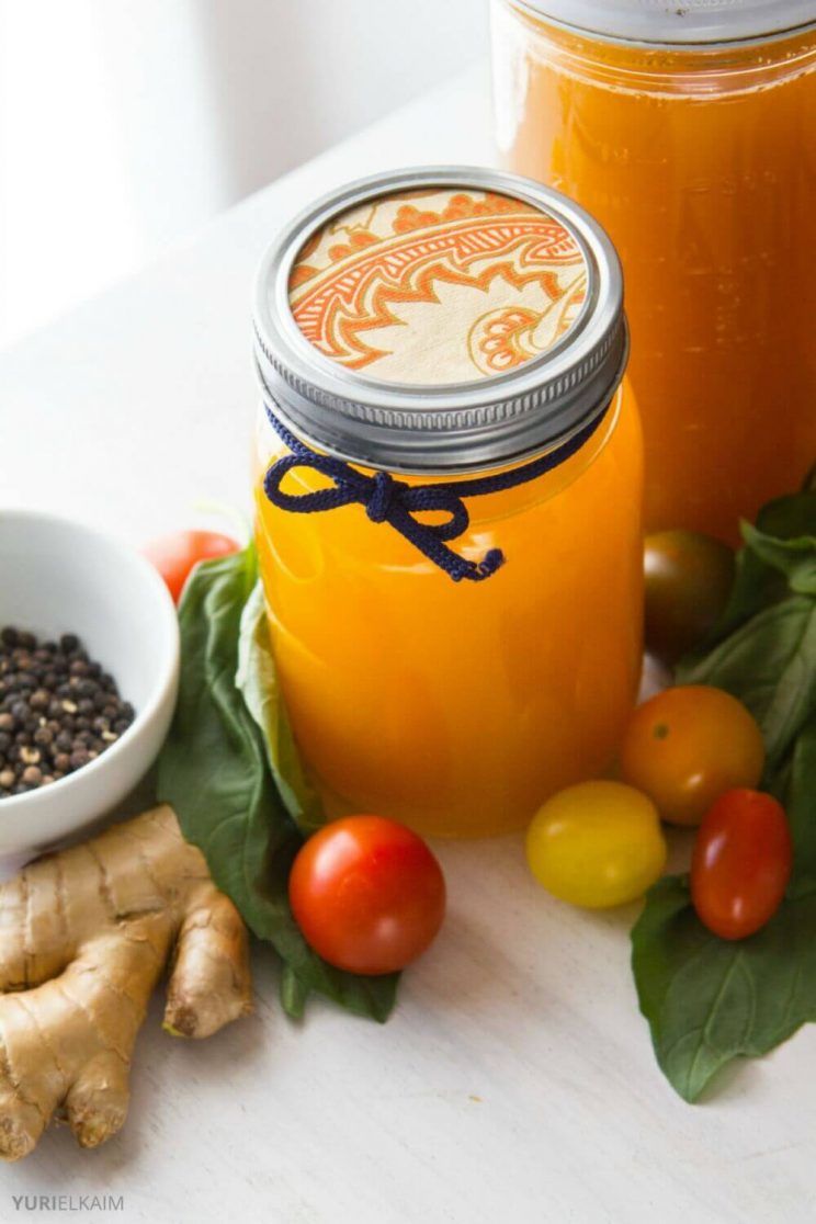 bone broth in a jar