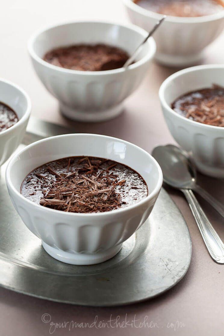 Earl Grey Chocolate Pots de Creme