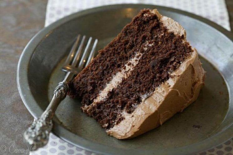 Paleo Chocolate Cake with Buttercream Icing