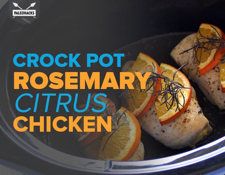 Crock Pot Rosemary Citrus Chicken 1