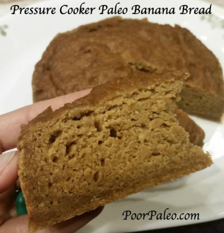 pressure cooker banana bread