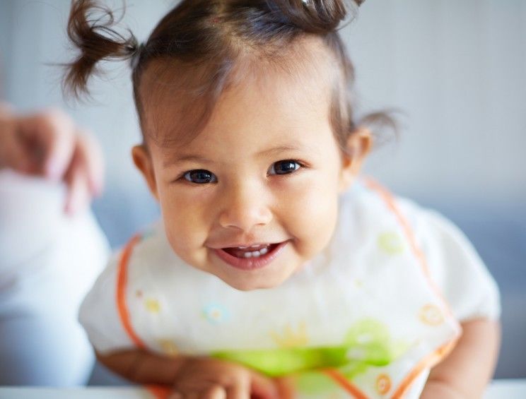 smiling toddler