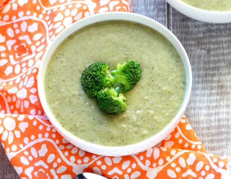 cream of broccoli soup with coconut milk