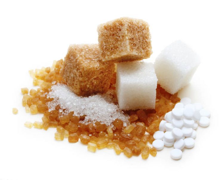 sweeteners with pills and chemicals