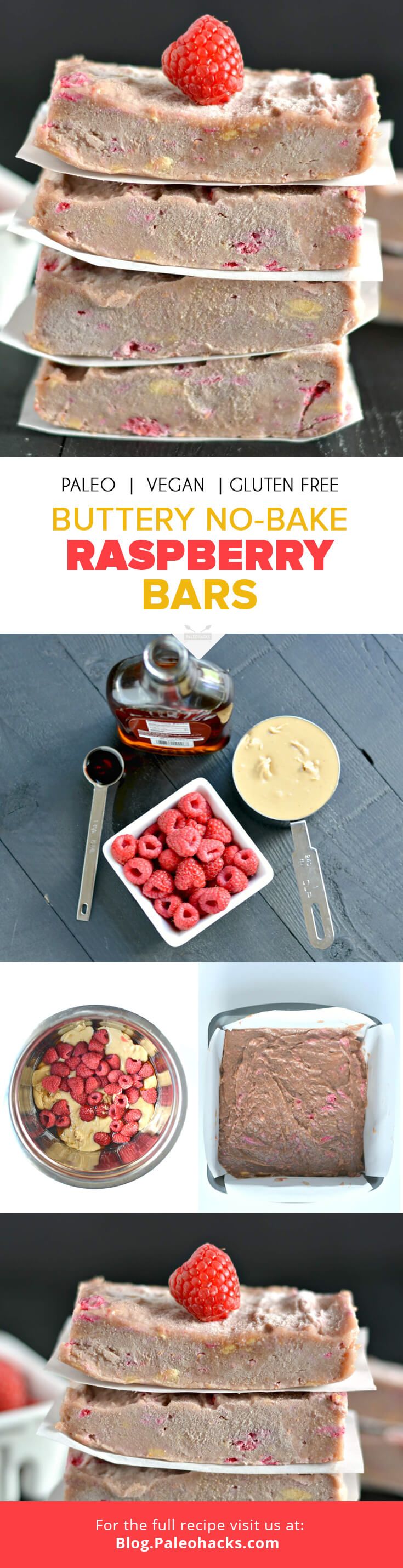 buttery raspberry bars pin