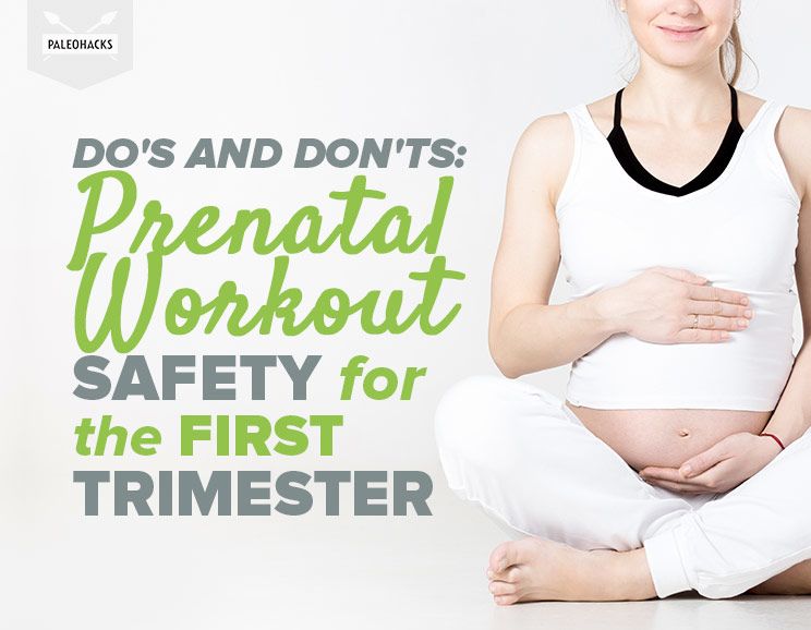 prenatal workout text image