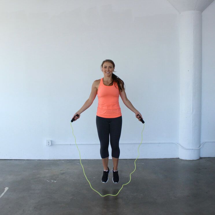 single jump rope exercise