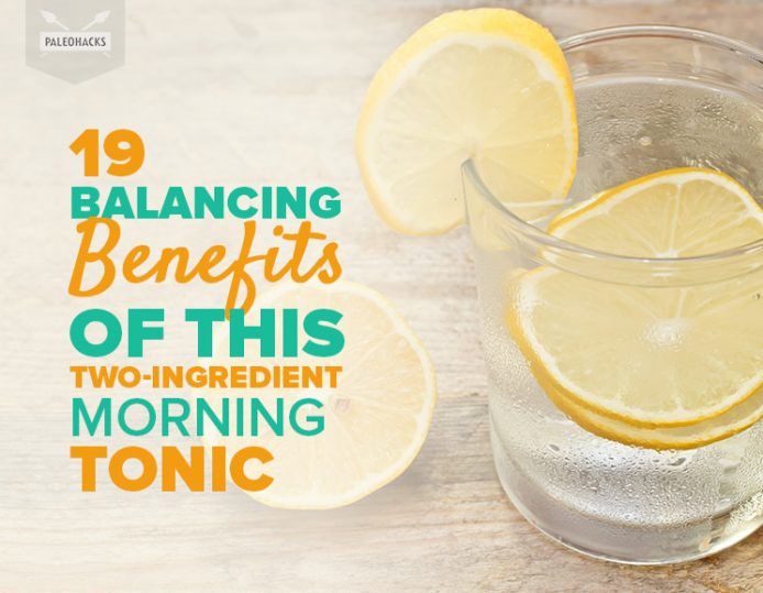 19 Balancing Benefits of This TwoIngredient Morning Tonic