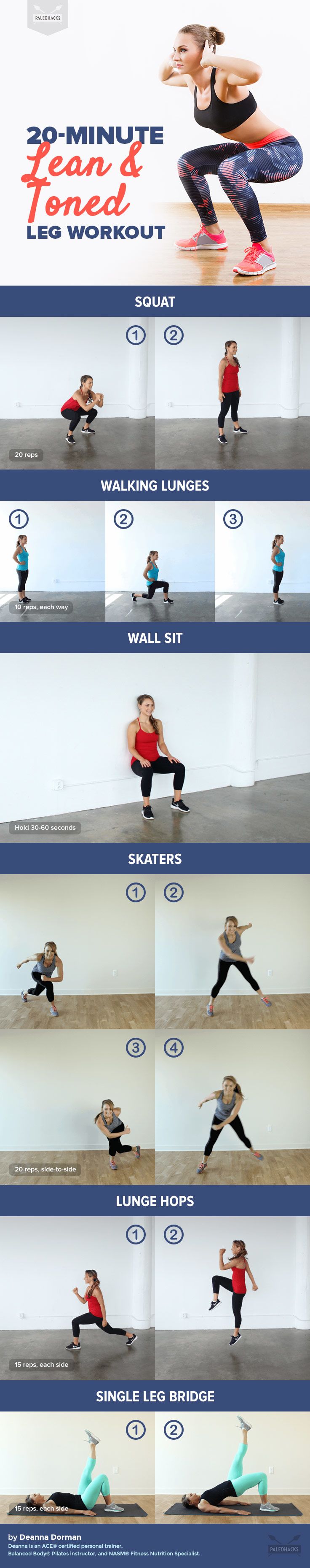 Slim toned legs discount workout