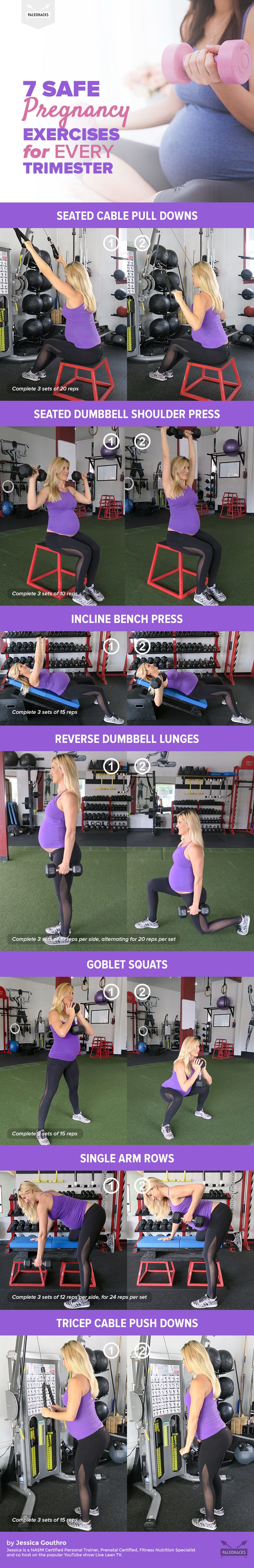 pregnancy exercises pin