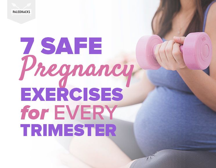 pregnancy exercises image with text