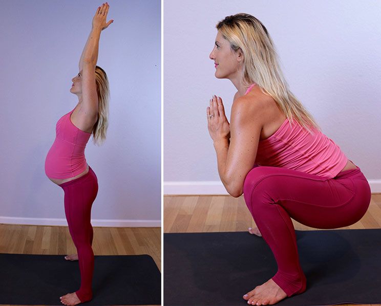 pregnancy squat exercise