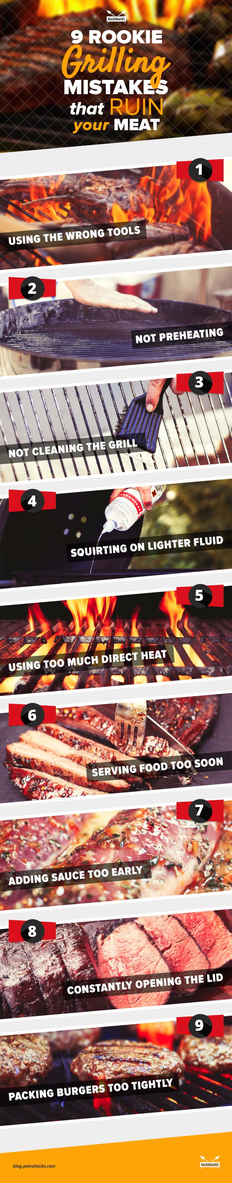 grilling mistakes infographic