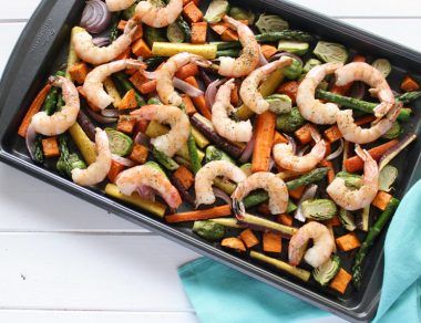 One-Pan Shrimp and Veggie Dinner