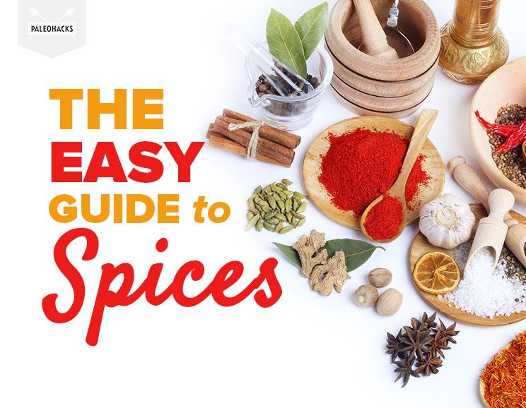 easy guide to spices image with text