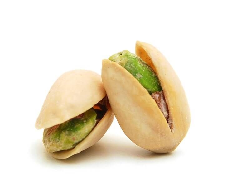 two pistachios